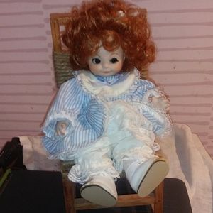 Pauline's Collectible Porcelain Doll VINTAGE